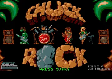 Chuck Rock (USA) screen shot title